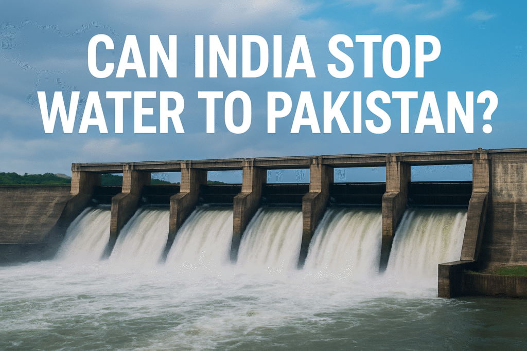Can India stop water to Pakistan