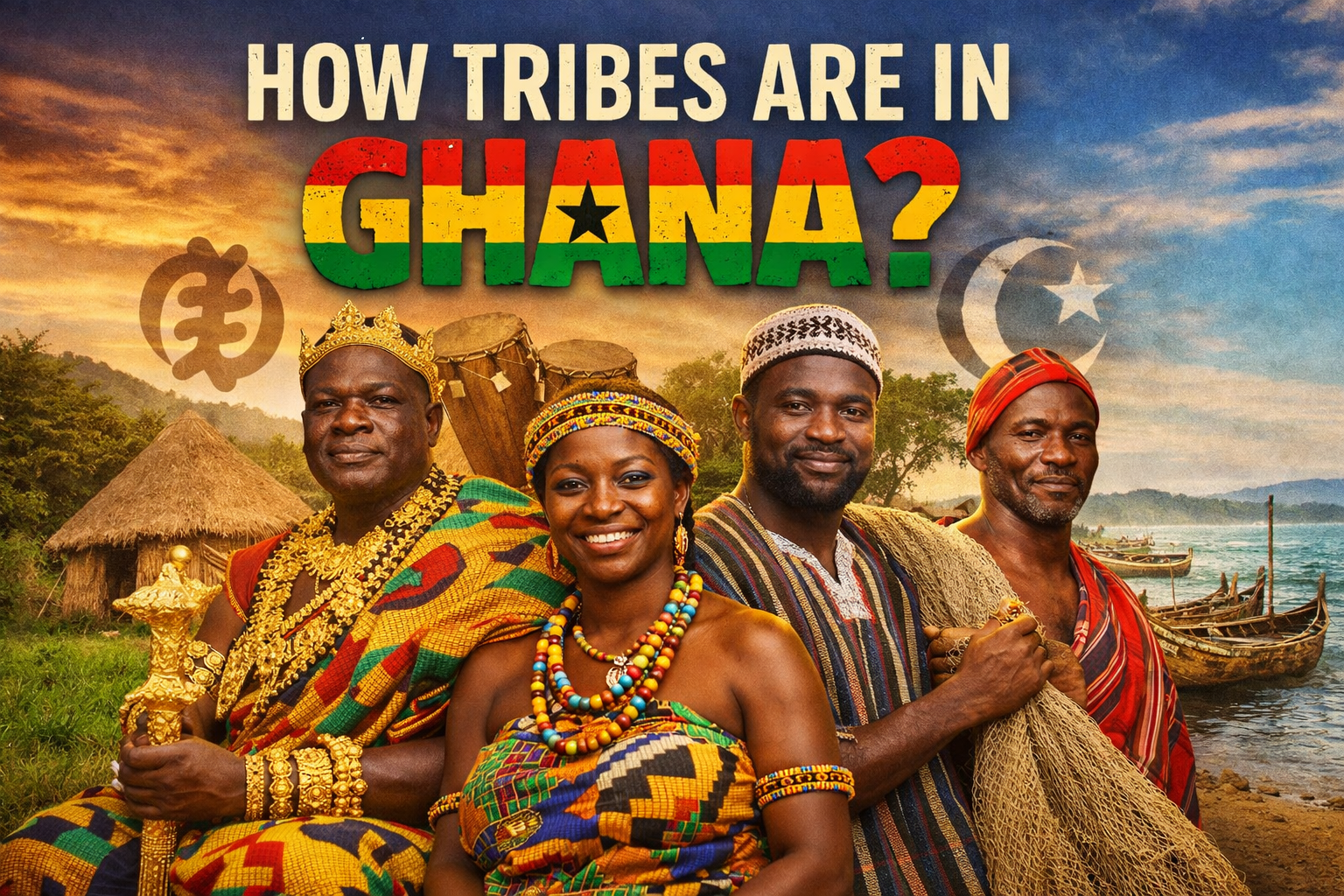 how tribes are in ghana