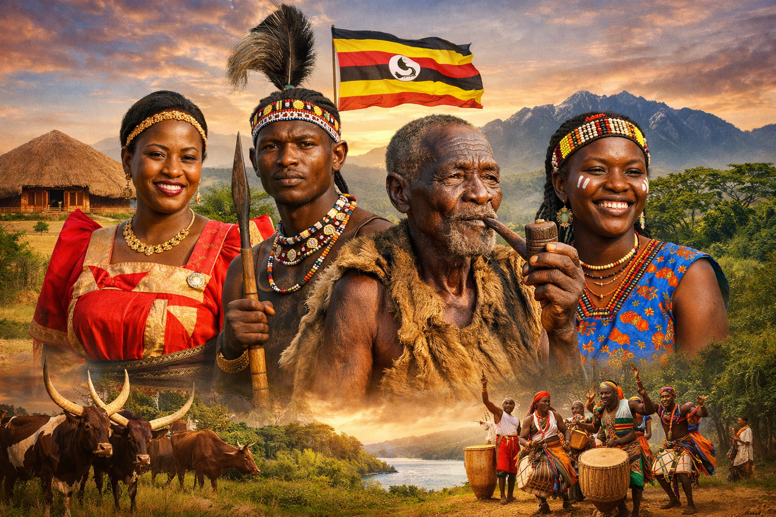 how tribes are in uganda