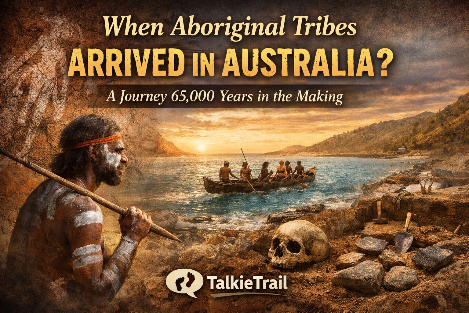 when aboriginal tribes arrived in australia